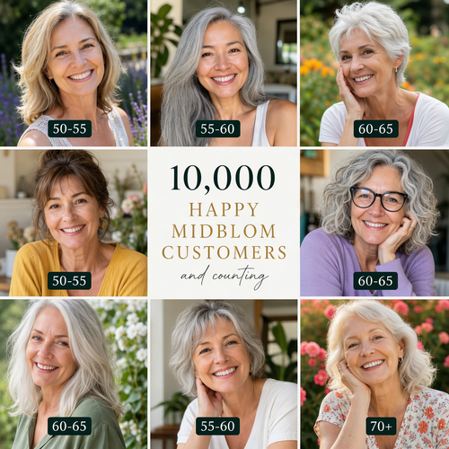 MIDBLOM Anti-Age Ritual: Complete 4-Jar Botanical System for Women 40+