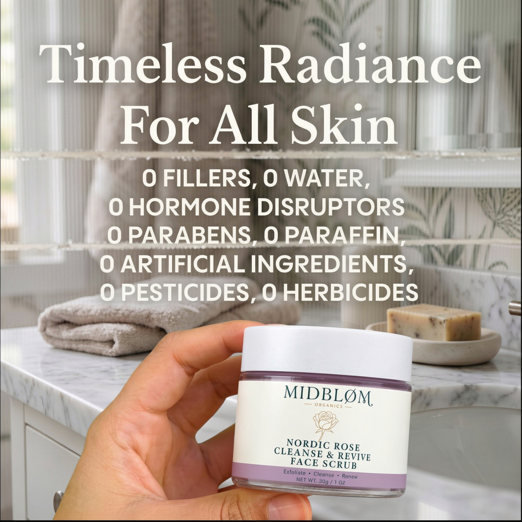 MIDBLOM Anti-Age Ritual: Complete 4-Jar Botanical System for Women 40+